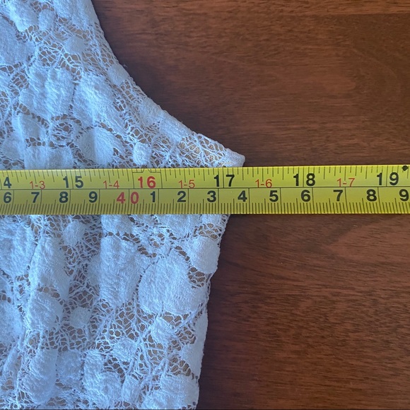 Kathleen Kirkwood Cream Beige Floral Lace Tank Top Cami Size Small - Picture 9 of 10